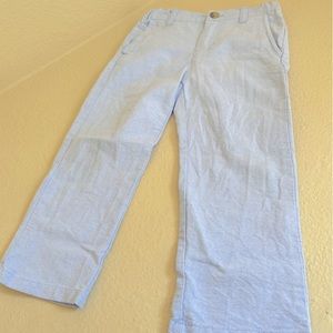 Boys Janie and Jack chambray pants
